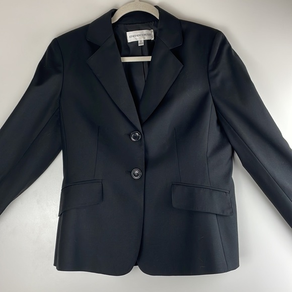 Jones New York Button Front Blazer Black Size 8 - Picture 2 of 6